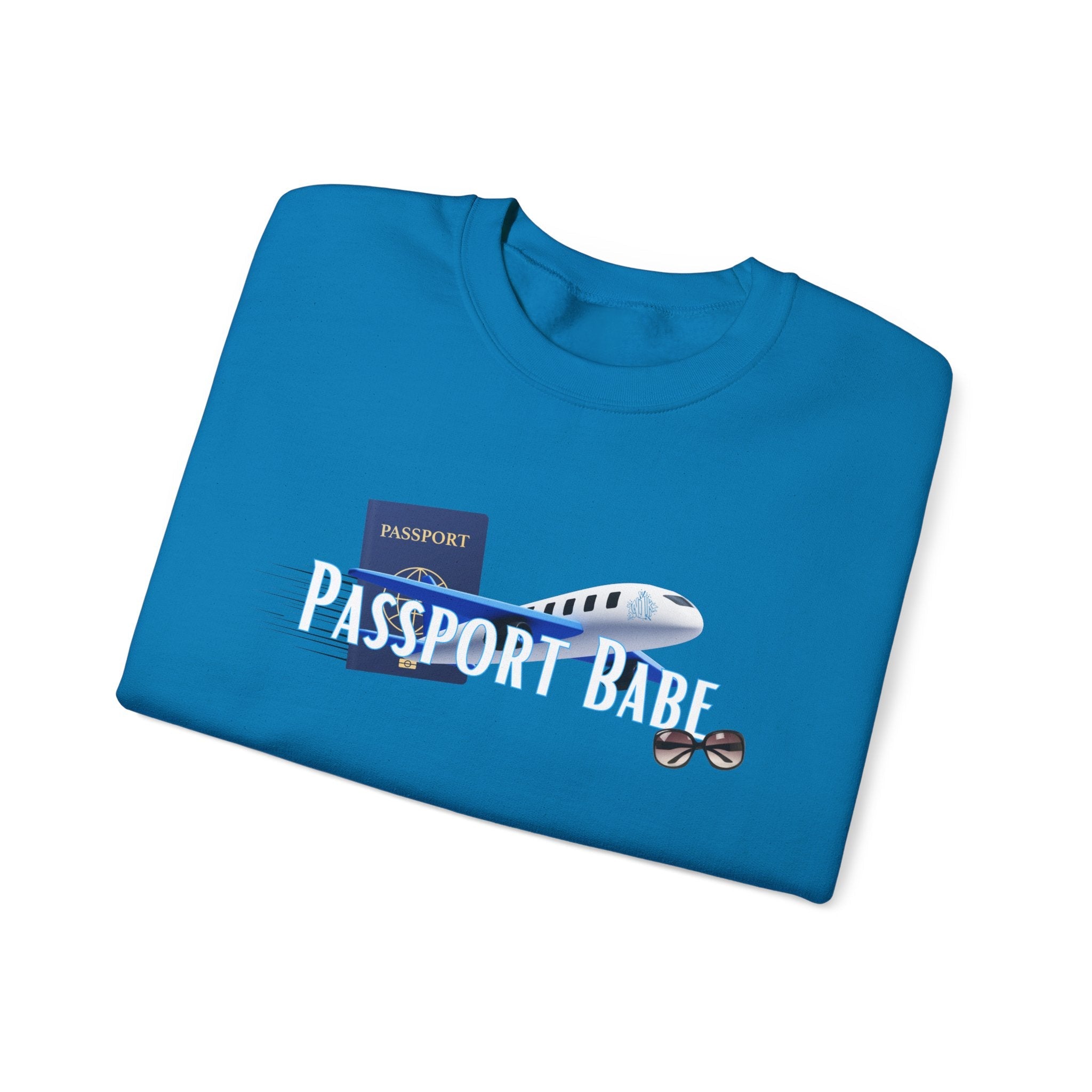 Passport Babe Unisex Heavy Blend™ Crewneck Sweatshirt